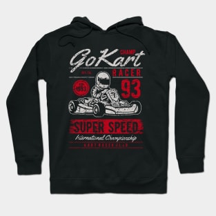 Vintage Go Kart Racer Super Speed Hoodie